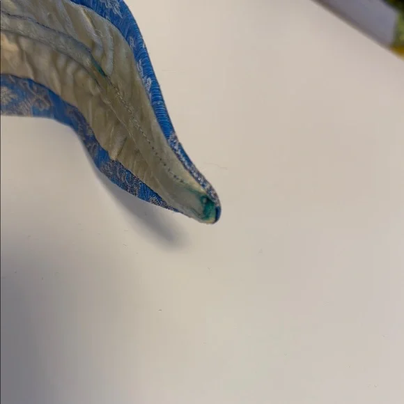 Blue and Gold Twisted Knot Hair Accessory - Picture 4 of 4